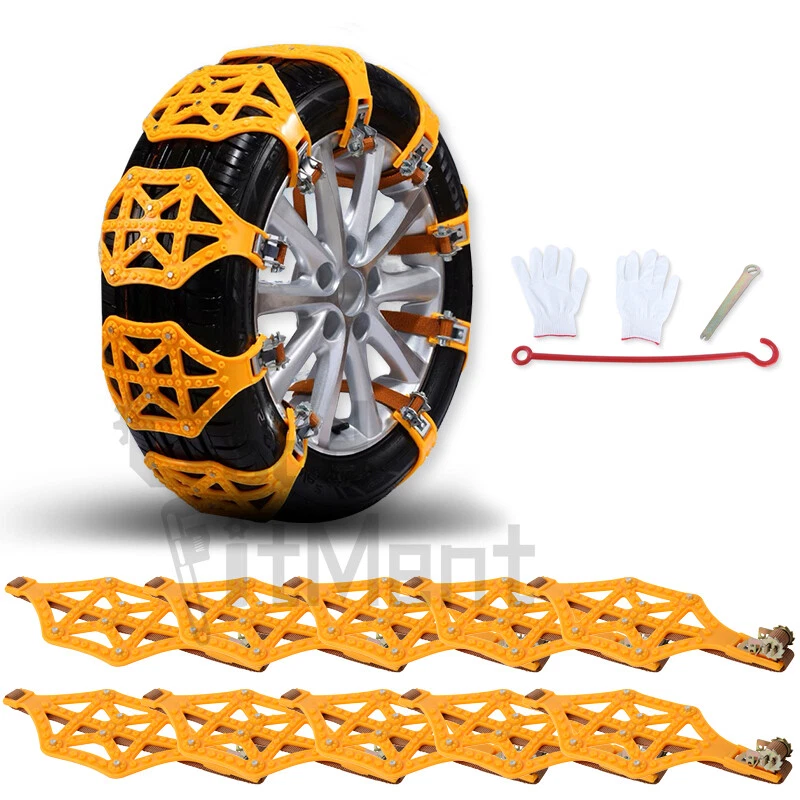 For Dodge Charger Challenger Ram 1500 10 PCS Winter Snow Anti-skid Tire Chains - Image 2 of 4