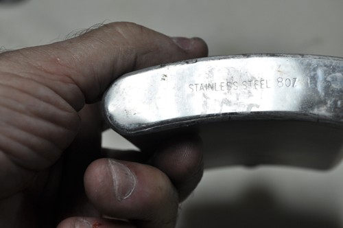 The Worm Burners Tour " Golfing" Stainless Steel 8oz Flask, Used Excellent - Picture 7 of 8