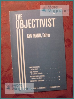 Ayn Rand THE OBJECTIVIST February 1969 Leonard Peikoff Mary Ann Sures