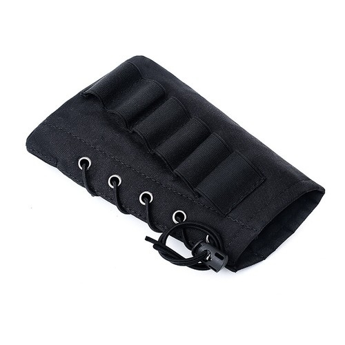 Ammo Bag Shotgun Rifle Buttstock 6 Shell Holder Cartridge Hunting For 12 Gauge - Picture 3 of 13