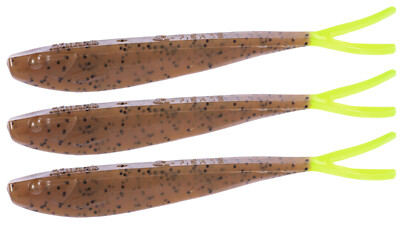 3 Stück Quantum Q-Fish Gabelschwanz  8g  / 13cm - brown shiner