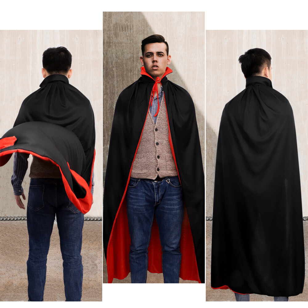 Halloween Cape Uomini Set, Halloween Costume Cape nero con | FindTheDeal