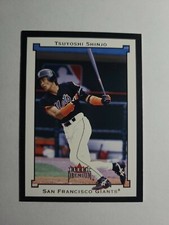 TSUYOSHI SHINJO 2002 FLEER PREMIUM BASEBALL CARD # 163 D6035