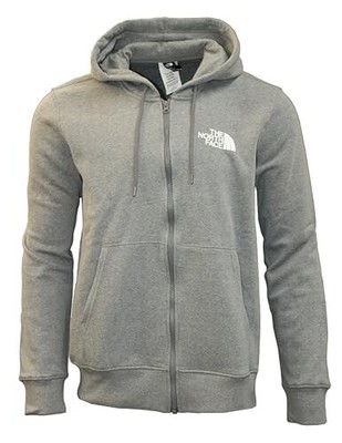 The North Face Half Dome Hoodie Men's Heather Gray Full Zip Long Sleeve APP2797