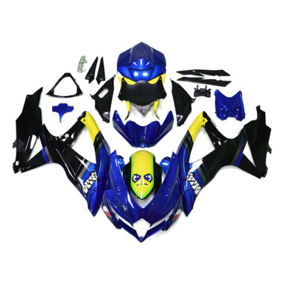Shark Blue Black Yellow Fairings for Suzuki 2008 2010 GSXR600 GSXR750 Bodywork