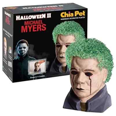 Halloween II 2 Michael Myers Chia Pet Handmade Decorative Planter - BRAND NEW