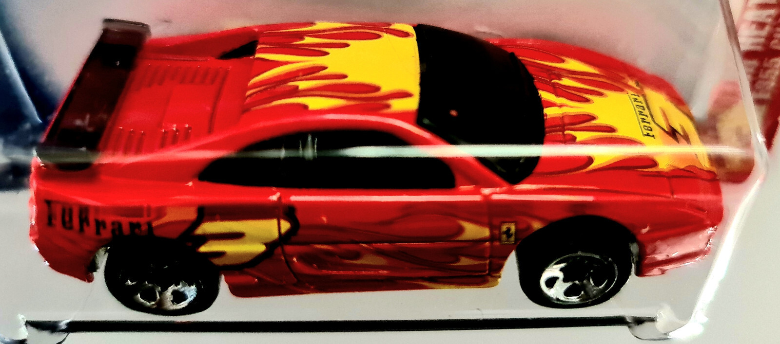 Hot Wheels 2004 Ferrari F355 Challenge 1:64 Scale Car - Red, 5SP Wheels (#129/5)