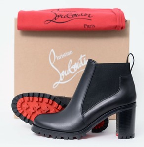 christian louboutin marcharoche leather ankle boots
