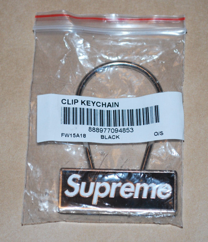 Supreme 15fw Clip keychain キーホルダー 黒 モリッシー 16SS③ Supreme 15fw Clip keychain キーホルダー 黒 モリッシー 16SS③
