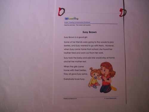 Erstklassiges Leseverstehen Geschichten Flip Booklet 2 laminiert brandneu! - Bild 7 von 10