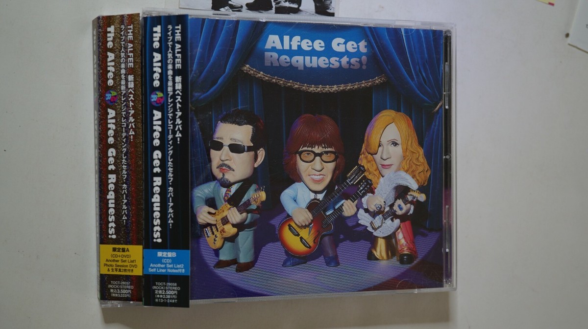 Lot 2 TOCT-29057-29058 The Alfee Alfee Get Requests! CD 2012