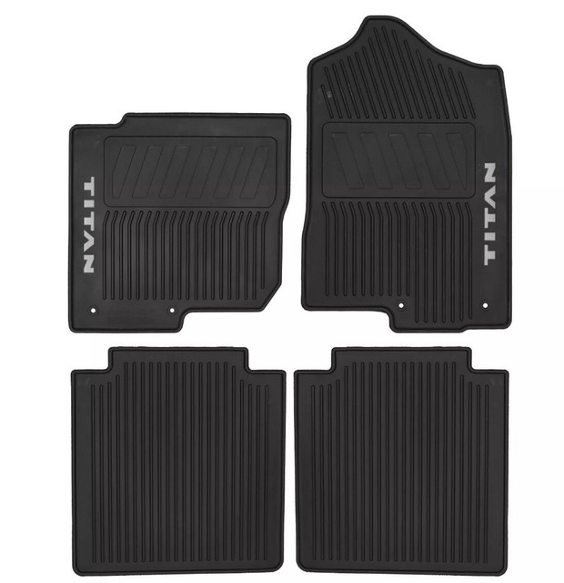 Nissan Titan 999e1w4000 All Weather Front Floor Mats For Sale
