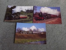 3 x Steam Loco Engine Postcard GWR KING Great Western Railway Photos Postcards