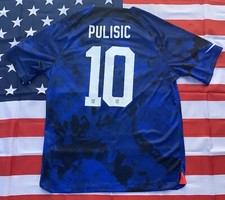 Nike USA Soccer Jersey Large USMNT 2022 Pulisic Jersey