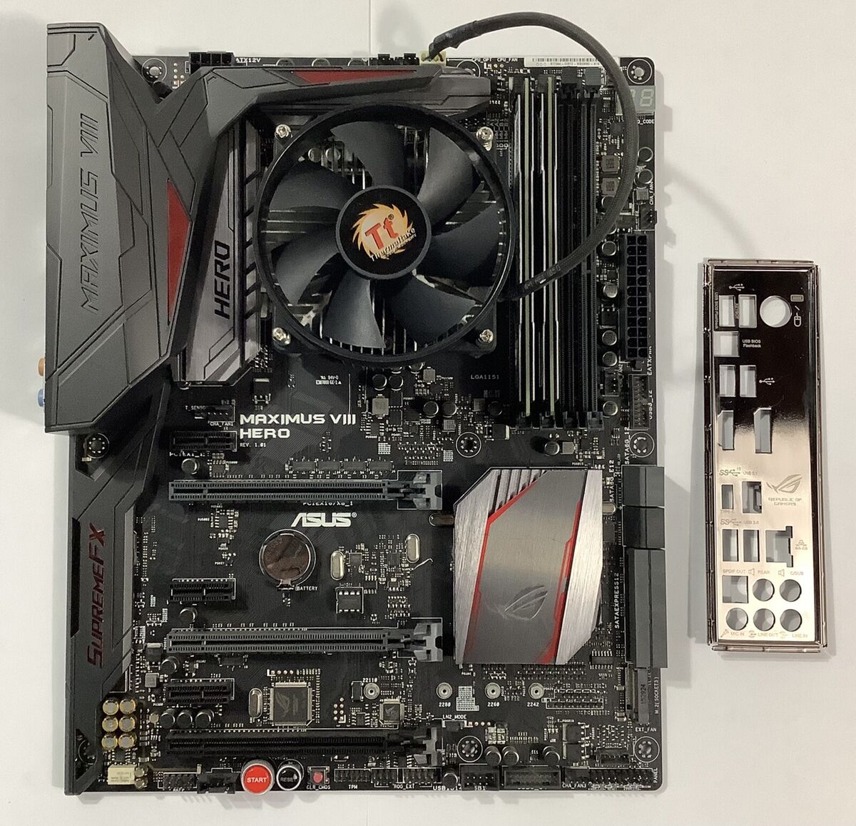 Asus ROG MAXIMUS VIII HERO LGA1151 DDR4 ATX Motherboard w Asus ROG MAXIMUS VIII HERO LGA1151 DDR4 ATX Motherboard w
