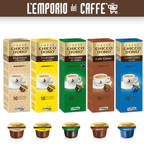 200 Cápsulas Caffitaly System Caffe ' Chicco d'Oro Tradition arabica Break  Shop | Compra online en eBay