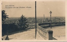 Cartolina Paesaggistica Emilia Romagna Bologna Panorama Viaggiata Anno 1928