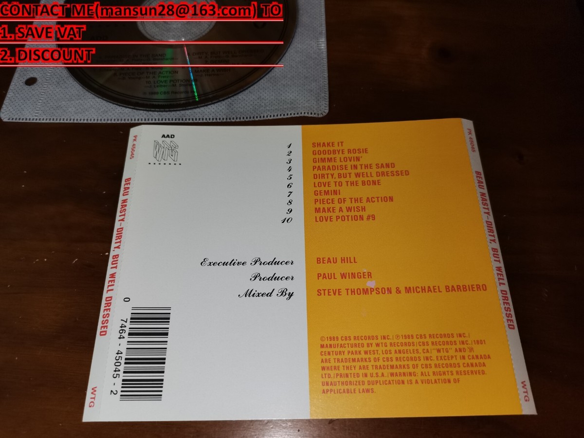 米LP Beau Nasty Dirty, But Well Dressed P45045 WTG /00260 Beau Nasty – Dirty, But Well Dressed – Vinyl (LP, Album