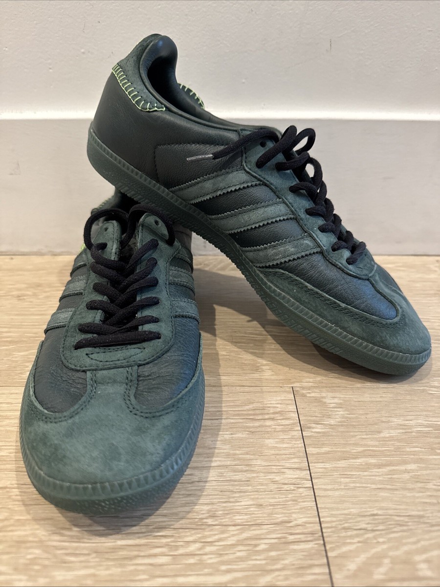ADIDAS Samba Jonah Hill Green Leather & Suede Sneakers Size 8