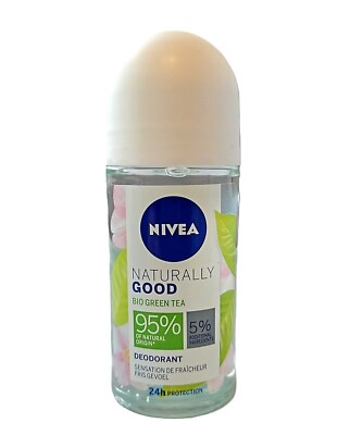 98,83 /L - 6er Pack Nivea Deo Roll On Naturally Good - Bio Grüner Tee - 50ml