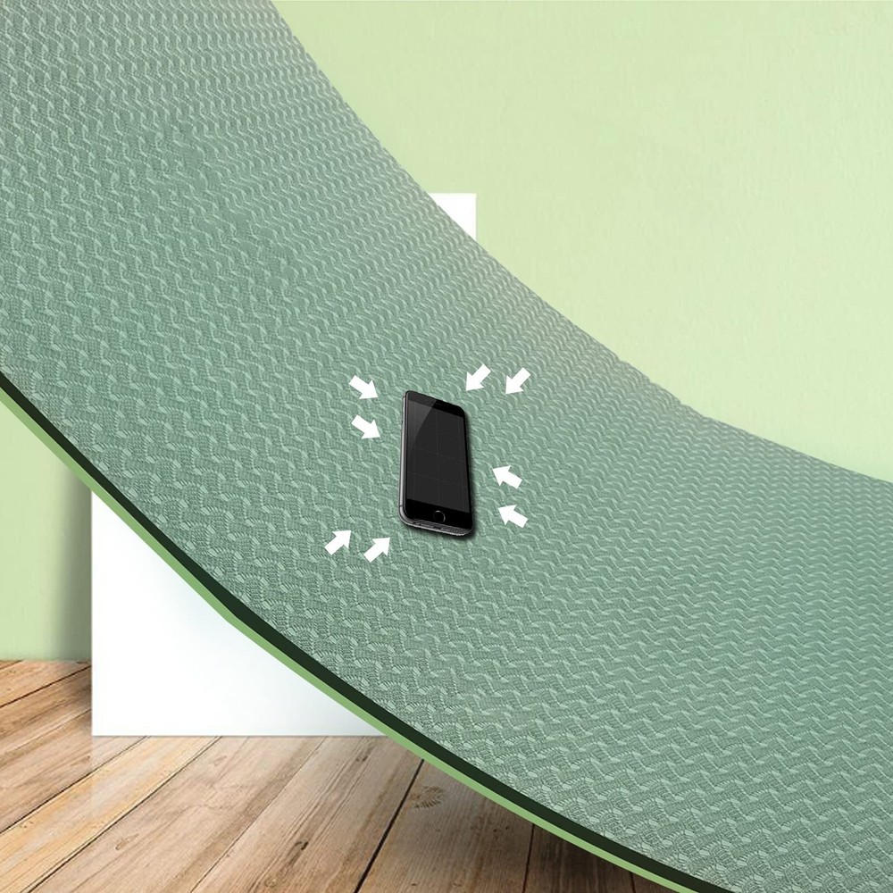 8mm Extra Thick TPE Non-Slip Yoga Mat for Yoga and Pilates