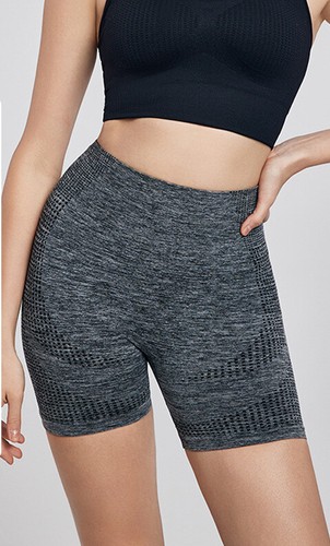 High Waist Yoga Shorts for Women Lift Hip Tight Seamless Shaping Fitness Shorts - Picture 30 of 32