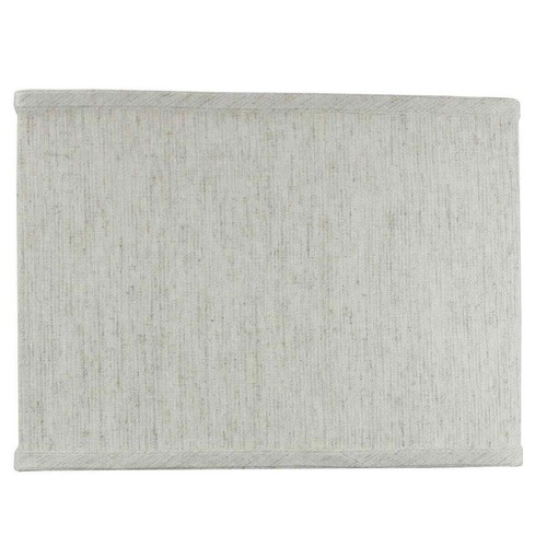Rectangular Drum Lampshade (6.5x12) (6.5x12) x 9 Textured Textured Oatmeal