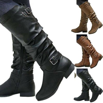 wide leg ladies boots uk