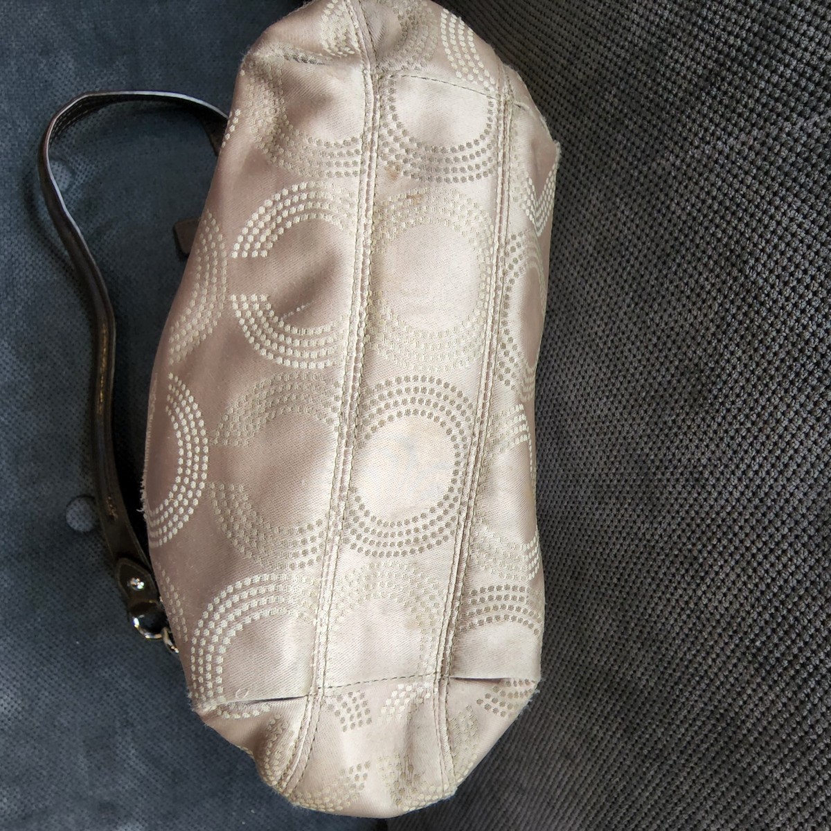 Coach Dotted Bag Tan Beige Brown Leather H1280-F20088 | eBay