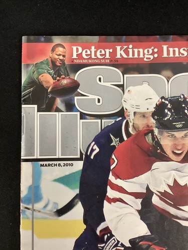 Sidney Crosby Team Canada Sports Illustrated 3/8/10 No Label Olympic Gold Mag - Picture 2 of 6