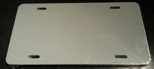 10 pcs, ALUMINUM LICENSE PLATE SUBLIMATION BLANKS 6" x 12" dye sub, car tag 