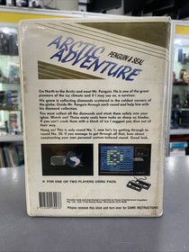 Arctic Adventure Penguin & Seal HES for NES Game Cartridge w/Cover