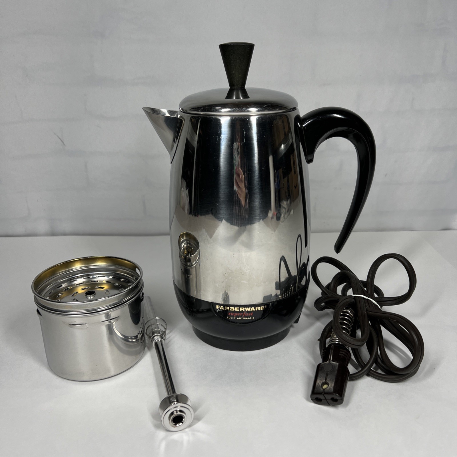 Farberware Superfast Automatic Coffee Pot Percolator 8 Cup Model 138 Made in USA