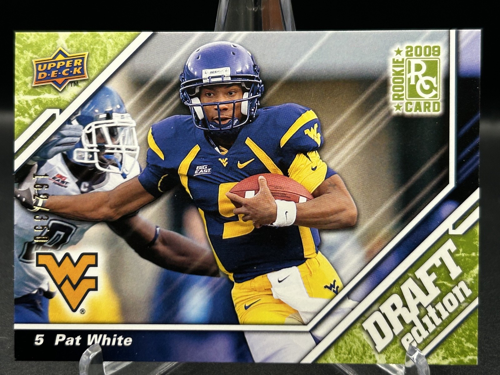 Pat White Upper Deck Draft Edition #16 Green