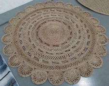 NATURAL 5' X 5'  Flaw in Rug, Reduced Price 1172796246 NF805B-5R