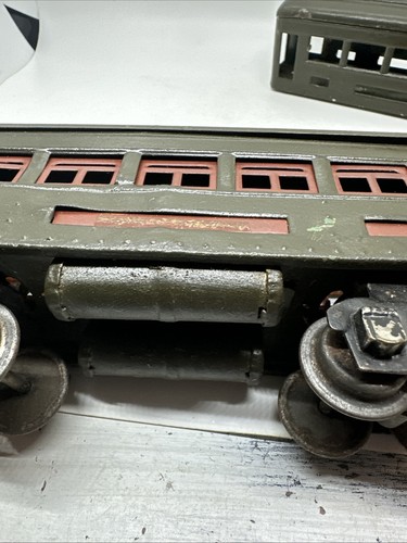 LIONEL 253 LOCOMOTIVE 607 PULLMAN 608 OBSERVATION CAR 0 GAUGE PARTS OR REPAIR - Picture 5 of 13
