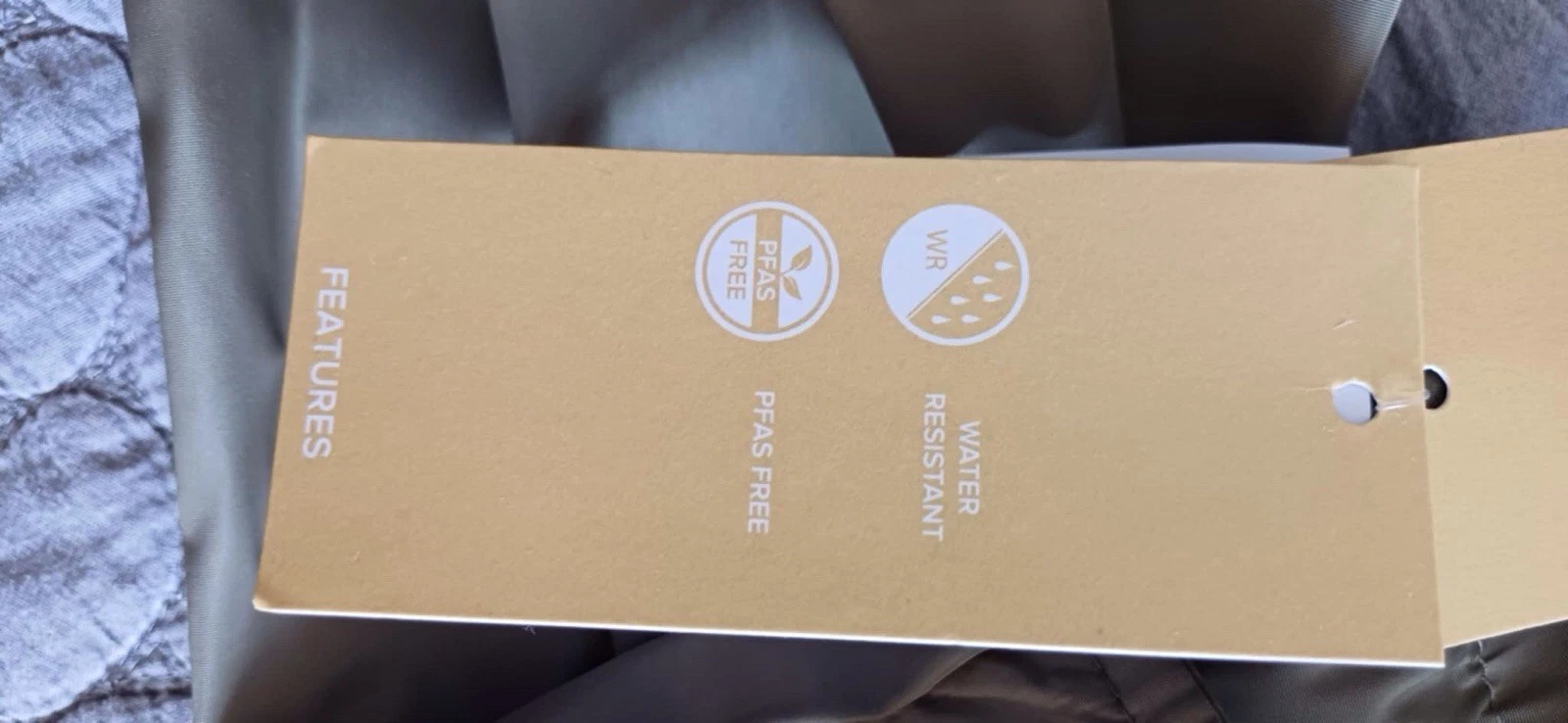 Michael Kors Giacca Leggera Staccabile con Cappuccio Impermeabile Taglia M