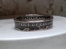 District Of Columbia - Size 9 State Quarter Coin Ring