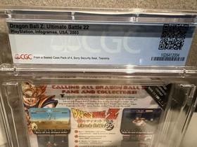 Dragon Ball Z: Ultimate Battle 22' PS1 CGC Graded 9.8 A++
