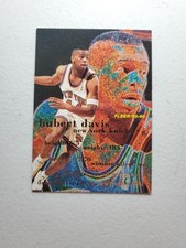 1995-96 Fleer New York Knicks Basketball Card #119 Hubert Davis NORTH CAROLINA