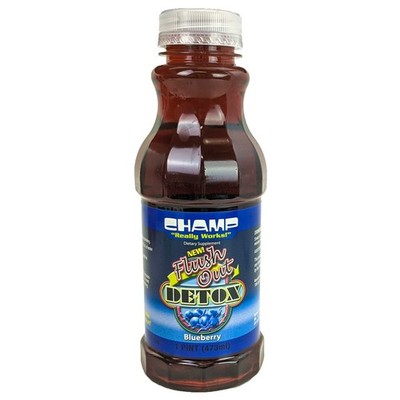 CHAMP FLUSH-OUT DETOX DRINK - Blueberry - 1 Pint (473ml)