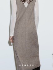 Zara ZW Collection Boucle Wool Dress Size M RRP £109