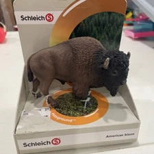 Schleich American Bison New in Box - #14714 - Box has a Tear