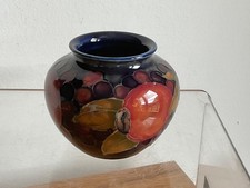 Vintage Moorcroft Pottery Pomegranate Pattern Vase