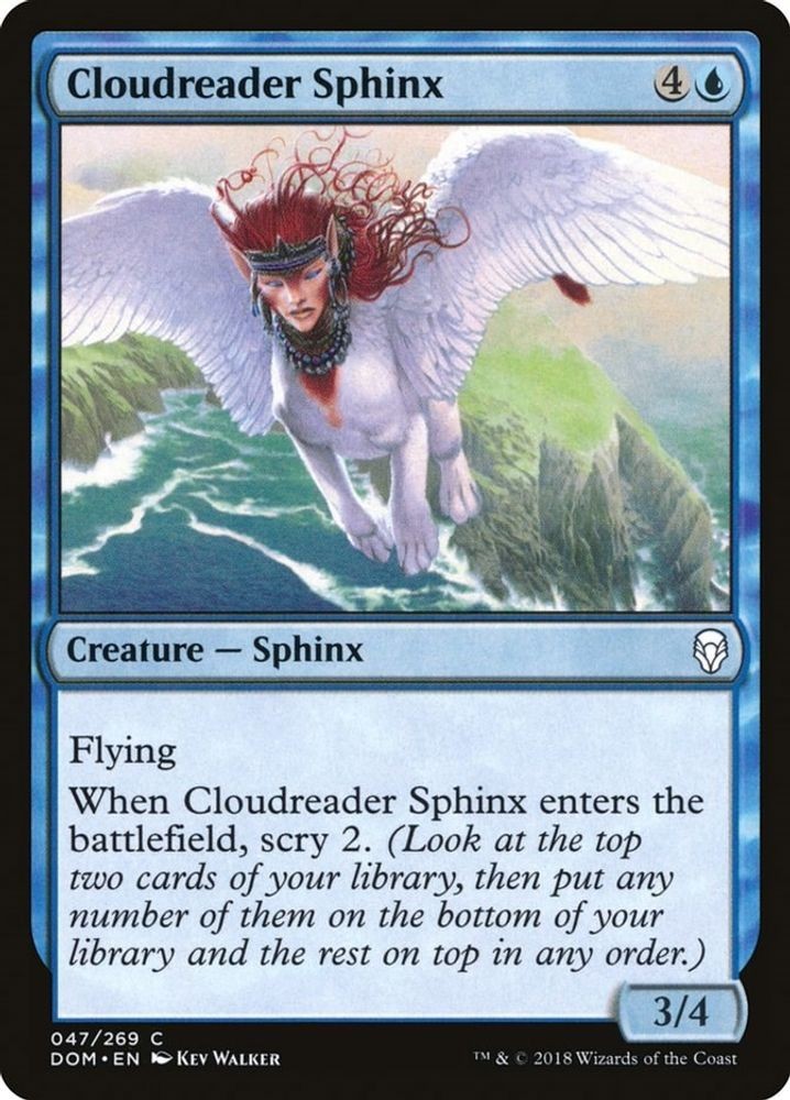 MTG DOM NM Common Cloudreader Sphinx #47