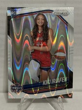 2025 Panini Prizm WNBA - Kiki Iriafen #72 White Seismic Prizm (RC)