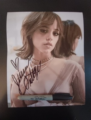 FRAMED Jenna Ortega Signed 8x10 photo Autographed Reprint FAST