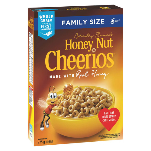Cheerios Honey Nut Cereal Naturally Flavoured, 725g/25.6 oz., - Picture 2 of 5