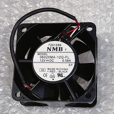 One New NMB 06025MA-12Q-FL 12V 0.58A 3 wire cooling fan QW