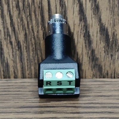 3.5mm Panel Mount Jack Female Terminal Block Stereo Connector 10 Pack